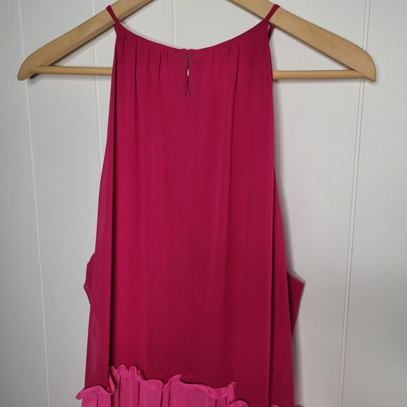 Chico's Maxi Dress Womens Size 3 US XL Colorblock Halter Summer Boho New - Picture 10 of 16